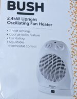 Šildytuvas ir ventiliatorius Bush 2,4 kW su sukiojimosi funkcija – Paveikslėlis 3