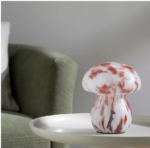 Stiklo stalinė naktinė lempa - grybas LED – Paveikslėlis 12