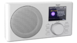 Nešiojamas radijas su žadintuvu Bush Hampton FM Bluetooth DAB+ Baltas