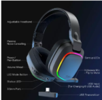 Belaidės žaidimų ausinės Gioteck TX5+ DUO Naujos kartos 2025 m. modelis – Paveikslėlis 4