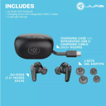 Belaidės ausinės JLAB GO pods ANC į ausis įdedamos in-ear juodos – Paveikslėlis 8