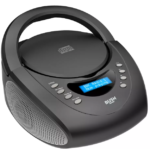 Radijas CD diskų grotuvas žadintuvas Bush Mini Boombox DAB+ FM mp3 nešiojamas