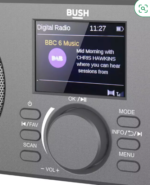 Nešiojamas radijas - kolonėlė su Bluetooth žadintuvu Bush Hampton FM DAB+ – Paveikslėlis 3