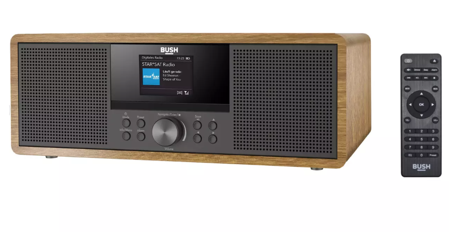 Untdddddeeeitled Hi-Fi muzikinė sistema CD USB Bluetooth DAB+ FM radijas centras – Paveikslėlis 1