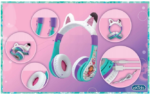 Gabby's Dollhouse vaikiškos belaidės ausinės su Bluetooth Ekids – Paveikslėlis 6