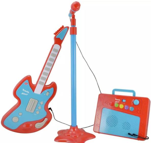 muzikinis rinkinys Gitara, Mikrofonas Stiprintuvas