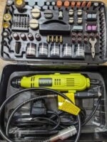 130W graviravimo rotacinis aparatas