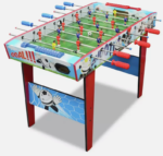 stalo futbolas vaikams ant kojelių