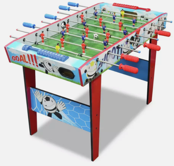 stalo futbolas vaikams ant kojelių