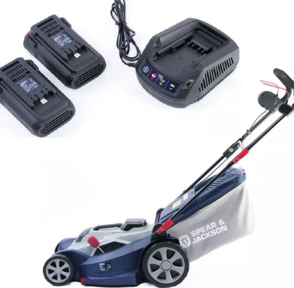 akumuliatorinė žoliapjovė 36v 40cm